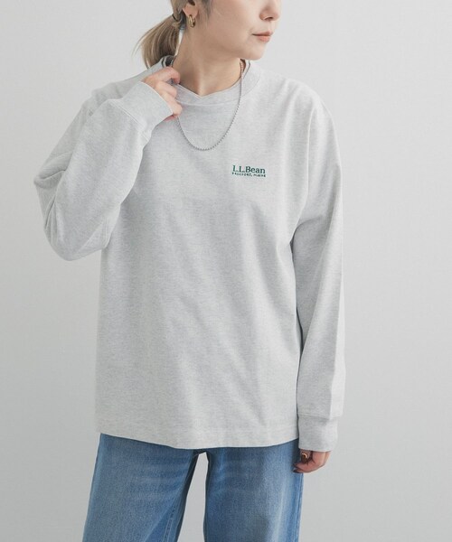 URBAN RESEARCH DOORS(アーバンリサーチドアーズ)の「L.L.Bean JAPAN EDITION LONGSLEEVET-SHIRTS(Tシャツ/カットソー・レディース・WHITE/BIRCH/GREY/SAX/RED/NAVY・M)」の15枚目の写真