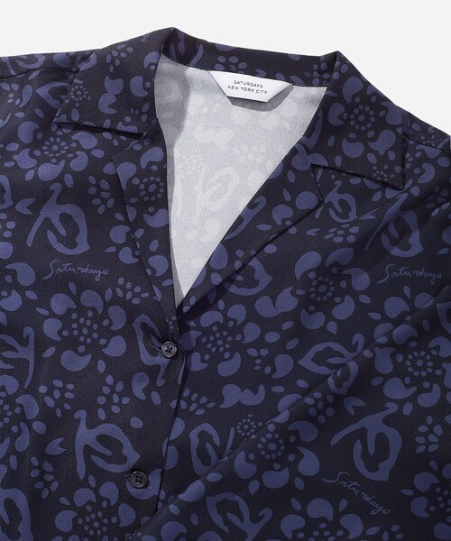 Saturdays NYC（サタデーズ ニューヨークシティ ）の「CRYS PRINTED SHEER L/S SHIRT（シャツ/ブラウス・レディース・ブラック・L）」の10枚目の写真