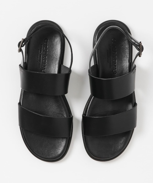 かぐれ(カグレ)の「CORSO ROMA, 9 DOUBLE STRAP SANDAL(サンダル・レディース・NERO/MOGANO・36/37/38)」の5枚目の写真