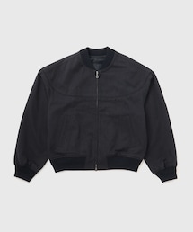 【COOR/クアー】STRIPE COTTON BINDING CUP SHOULDER JUMPER