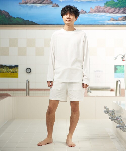 URBAN RESEARCH（アーバンリサーチ）の「URBAN SENTO×HAAG　SHORT PANTS（その他パンツ・レディース・WHITE/LIGHTGRAY/BLACK・S/M/L）」の5枚目の写真