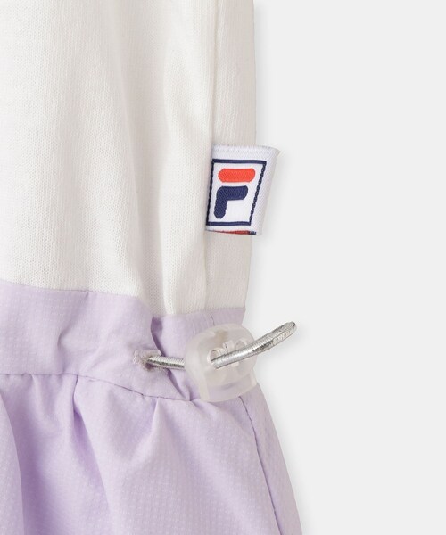 ROPE' PICNIC(ロペピクニック)の「【KIDS/キッズ】【FILA/フィラ別注】ドッキングバルーンワンピース(ワンピース・キッズ・グレー/ラベンダー系・130/140/150)」の13枚目の写真