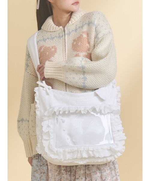 merry jenny（メリージェニー）の「frill frillぬい活バッグ