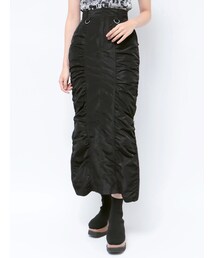 MURUA | シャーリングロングスカート(スカート)