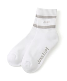 ライン使いミディ丈ソックス