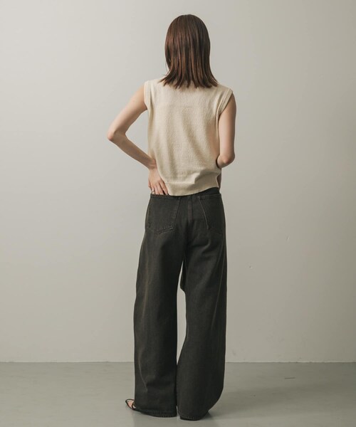 SENSE OF PLACE by URBAN RESEARCH(センスオブプレイスバイアーバンリサーチ)の「メタルボタンポケットベスト(ベスト・レディース・L.BLUE/BLACK/IVORY/BROWN・one)」の9枚目の写真