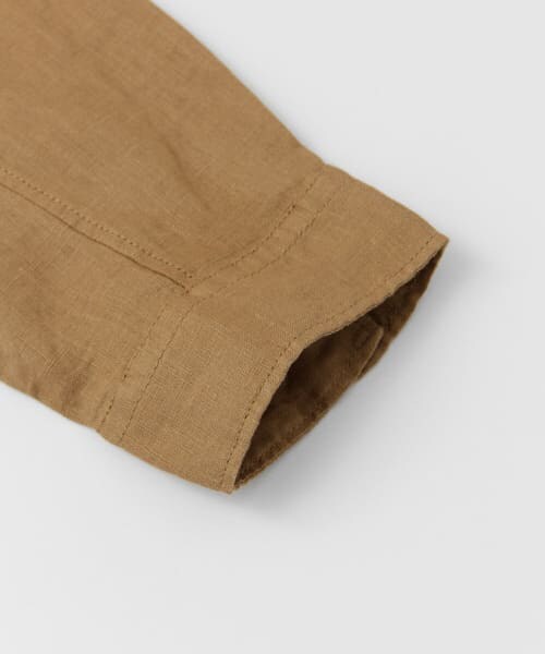 URBAN RESEARCH DOORS(アーバンリサーチドアーズ)の「リネンフィールドジャケット(ミリタリージャケット・メンズ・KHAKI/L.BROWN・38/40)」の16枚目の写真