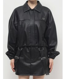 EMODA | ボックスEマークショートブルゾン(ブルゾン)