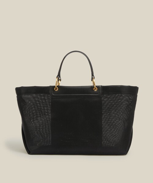 ROPE'(ロペ)の「【A4対応】チュールメッシュダブルハンドルトートバッグ(トートバッグ・レディース・ブラック/オリーブ・F)」の9枚目の写真