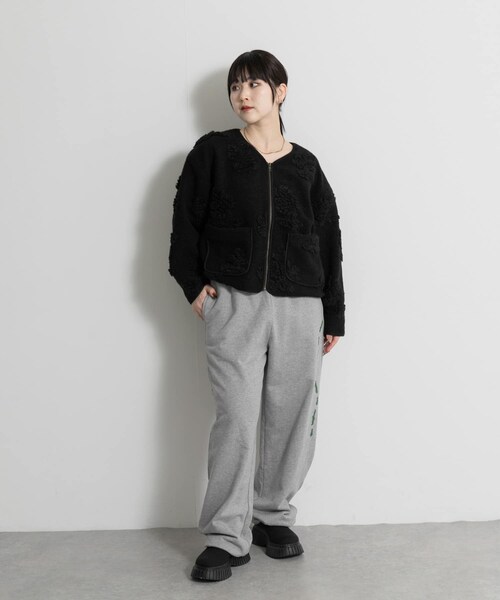 THE GOODLAND MARKET（ザグッドランドマーケット）の「FANAKA　SHORT BLOUSON（ブルゾン・レディース・MULTI/BLACK/BEIGE・FREE）」の17枚目の写真