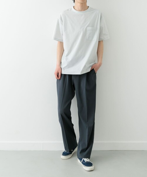 ITEMS URBANRESEARCH(アイテムズ アーバンリサーチ)の「接触冷感ハイストレッチTシャツ(シャツ/ブラウス・メンズ・CHA/WHT/NVY/BLK・M/L)」の17枚目の写真