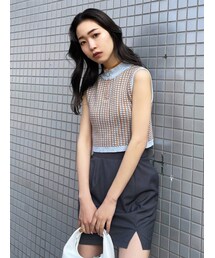EMODA | ハーフジップタンクトップ(タンクトップ)