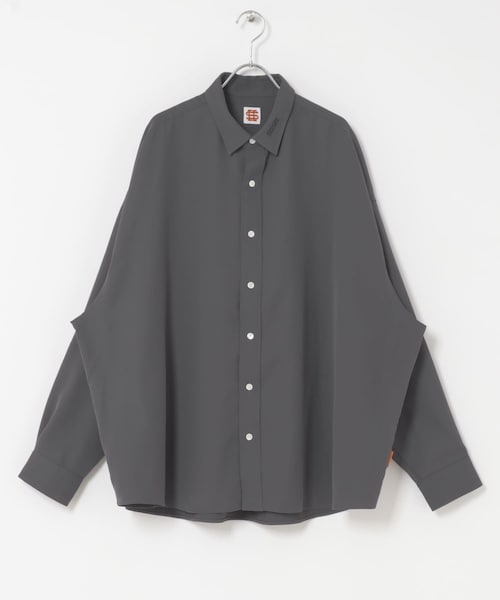 URBAN RESEARCH(アーバンリサーチ)の「SEE SEE T/C BIG SHIRT(シャツ/ブラウス・メンズ・BLACK/W/D NAVY/W/CHARCOAL/B・M/L/XL/XXL)」の2枚目の写真
