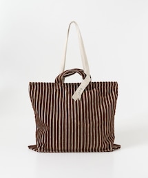 URBAN RESEARCH DOORS(アーバンリサーチドアーズ)の「beej PILE STRIPE BAG(トートバッグ)」