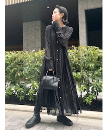 Ungrid | 2wayワッシャーロングワンピース(ワンピース)