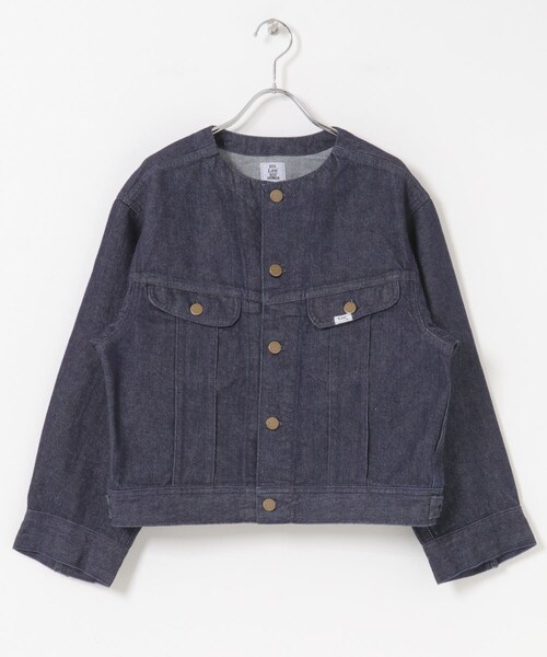 URBAN RESEARCH ROSSO（アーバンリサーチロッソ）の「『別注』Lee101×ROSSO　NOCOLLAR SHORT JACKET（デニムジャケット・レディース・ONE WASH/USED・Short）」の21枚目の写真