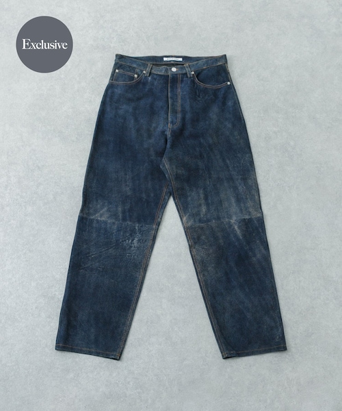 URBAN RESEARCH（アーバンリサーチ）の「『別注』SEVEN BY SEVEN×URBAN RESEARCH　LEATHER WIDE PANTS（その他パンツ・メンズ・BLACK/NAVY・M/L）」の22枚目の写真