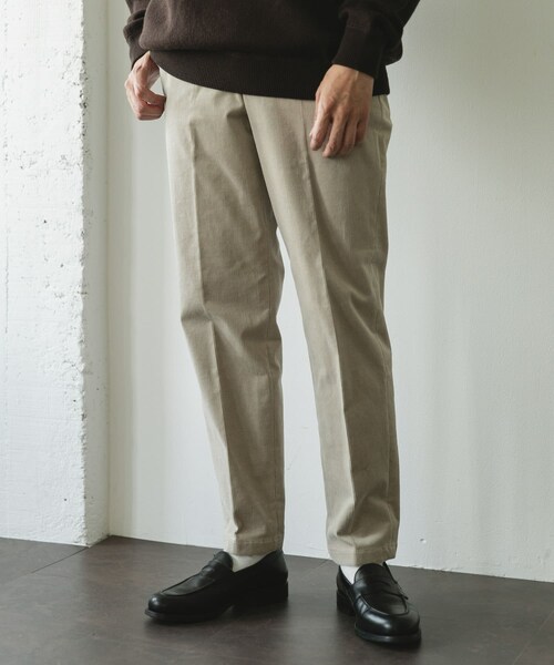 URBAN RESEARCH DOORS（アーバンリサーチドアーズ）の「『UR TECH』コーデュロイトラウザー（その他パンツ・メンズ・OFF/BROWN/CHARCOAL/NAVY・S/M/L/XL）」の13枚目の写真