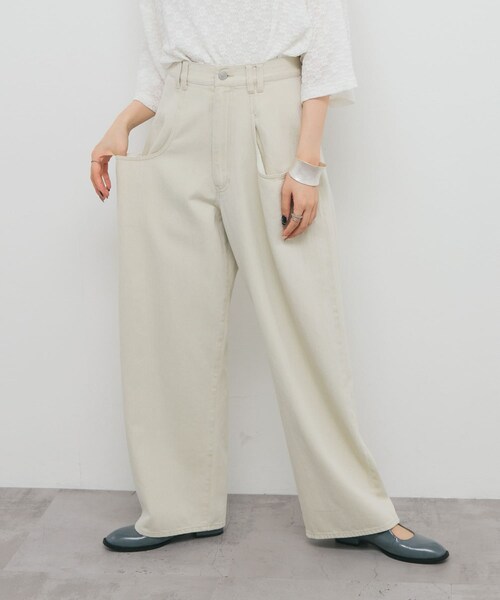 『3サイズ展開』BIGポケットデザインツイルパンツ