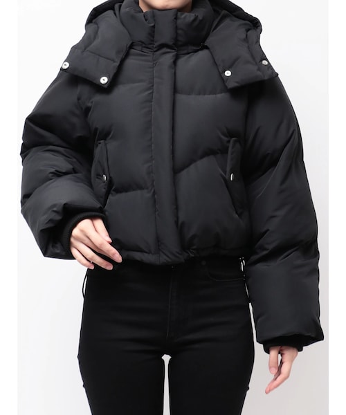 MURUA（ムルーア）の「ウェーブエアコンダウン（ダウンジャケット/コート・レディース・グレー/ブラック/ボルドー・F）」の4枚目の写真