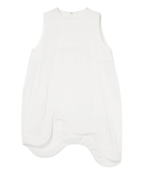 UN3D.（アンスリード）の「WAVE HEM PADDED TOP（その他トップス・レディース・ホワイト/ブラック・36/38）」の2枚目の写真