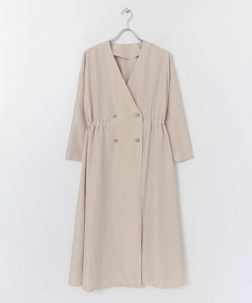 SENSE OF PLACE by URBAN RESEARCH（センスオブプレイスバイアーバンリサーチ）の「2WAYトレンチコート（ステンカラーコート・レディース・BEIGE/GREIGE・FREE）」の19枚目の写真