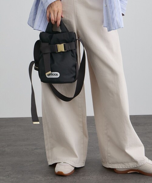 ADAM ET ROPE'(アダムエロペ)の「【OUTDOOR PRODUCTS for SALON】2WAY ベルトトートバッグSS(トートバッグ・レディース・ブラック/ダークブラウン・F)」の7枚目の写真