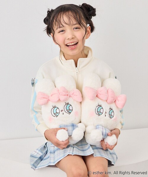 ROPE' PICNIC（ロペピクニック）の「【Esther Bunny Little meets ROPE' PICNIC】ぬいぐるみ（その他雑貨・レディース・ホワイト/ピンク・F）」の6枚目の写真