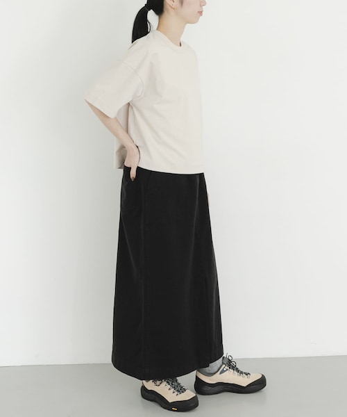 EKAL（エカル）の「GRAMICCI　LONG BAKER SKIRT（スカート・レディース・SAND PG/BLACK・S/M）」の9枚目の写真