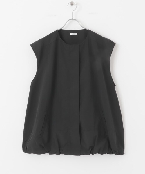 ITEMS URBANRESEARCH（アイテムズ アーバンリサーチ）の「バルーンベスト（ベスト・レディース・WHT/BLK・FREE）」の16枚目の写真