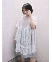 merry jenny | イソザイレイヤードカットワンピース(ワンピース)