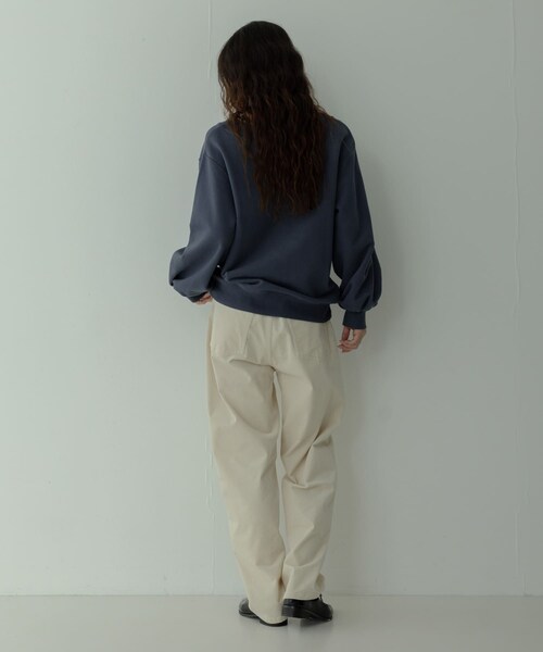 URBAN RESEARCH Sonny Label（アーバンリサーチサニーレーベル）の「Vネック刺繍スウェット（スウェット・レディース・オートミール/ピンク/フェードネイビー・Free）」の20枚目の写真
