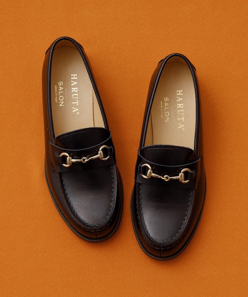 ADAM ET ROPE'（アダムエロペ）の「【HARUTA for SALON】【新色追加】[22.5cm〜25.0cm]ビットローファー（ローファー・レディース・ブラック/ライトグレー/ダークブラウン/カラシ・22.5/23.0/23.5/24.0/24.5/25.0）」の4枚目の写真