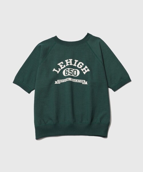 ADAM ET ROPE'(アダムエロペ)の「【Champion/チャンピオン】CRSS SHORT SLEEVE SWEATSHIRT(スウェット・メンズ・ホワイト/グリーン/ネイビー・L/M/XL)」の11枚目の写真