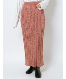 Ungrid | メランジリブニットスカート(スカート)