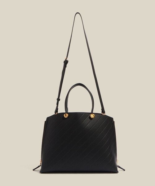 ROPE'（ロペ）の「【E'POR】【数量限定】Y BAG Medium Emboss（トートバッグ・レディース・ブラック/ベージュ・F）」の10枚目の写真