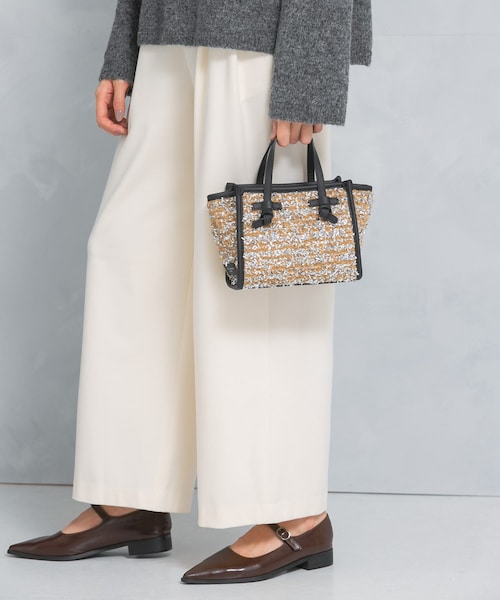 URBAN RESEARCH ROSSO（アーバンリサーチロッソ）の「GIANNI CHIARINI　MISS MARCELLA（ハンドバッグ・レディース・NERO/CAMEL・-）」の14枚目の写真