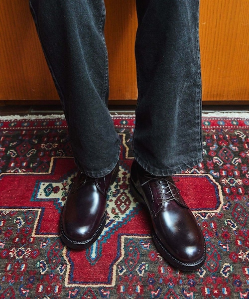 ADAM ET ROPE'（アダムエロペ）の「【ALDEN for WILD LIFE TAILOR】PLAIN TOE OX. 95301（ドレスシューズ・メンズ・ブラック・24.0/24.5/25.0/25.5/26.0/26.5/27.0/27.5/28.0）」の2枚目の写真