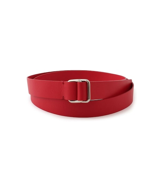 ADAM ET ROPE'（アダムエロペ）の「【J'aDoRe・店舗限定】【R&D.M.Co-OLDMAN'S TAILOR】W BUCKLE BELT（ベルト・レディース・ブラック/ホワイト/レッド・F）」の15枚目の写真