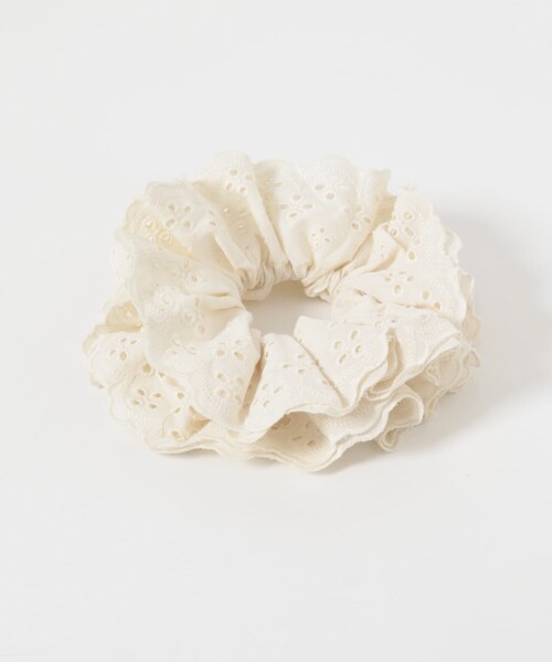 KBF（ケイビーエフ）の「レースシュシュ（ヘアゴム・レディース・IVORY/BLACK・One）」の7枚目の写真