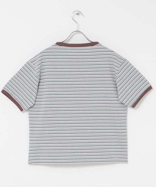 URBAN RESEARCH Sonny Label（アーバンリサーチサニーレーベル）の「STAR&STRIPE　マルチボーダーTシャツ（Tシャツ/カットソー・レディース・マルチグレー/マルチブルー/マルチグレージュ・M）」の12枚目の写真