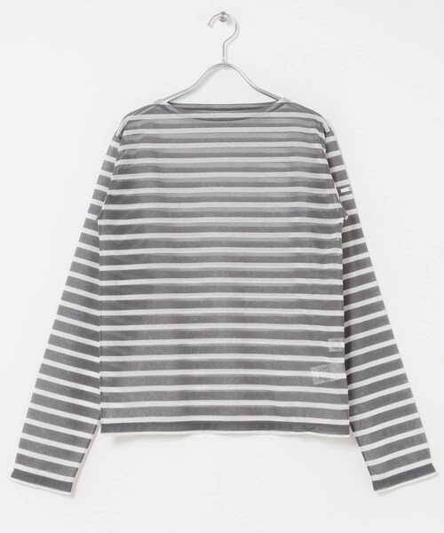 URBAN RESEARCH DOORS(アーバンリサーチドアーズ)の「ORCIVAL BOAT NECK LONG-SLEEVE PULLOVER(Tシャツ/カットソー・レディース・BLUE/GREY/YELLOW・1)」の5枚目の写真