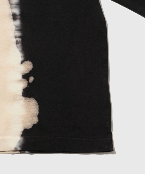 ADAM ET ROPE'(アダムエロペ)の「【NOMA RHYTHM TEXTILE/ノーマリズム テキスタイル】Hand Dye Polo Tee Shirt(ポロシャツ・メンズ・ブラック・2/3)」の7枚目の写真