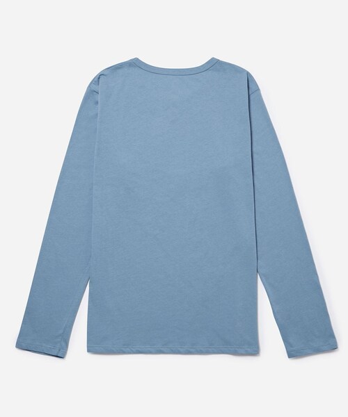 Saturdays NYC（サタデーズ ニューヨークシティ ）の「LIGHTWEIGHT JERSEY LS TEE（Tシャツ/カットソー・レディース・サックス・L/M）」の4枚目の写真