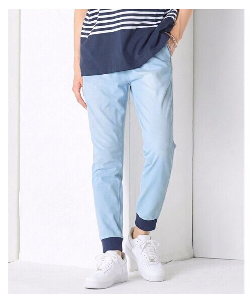 nissen（ニッセン）の「デニム調カットソージョガーパンツ【大きいサイズ有】（パンツ・メンズ・ネイビー/ブルー・M/L/LL/3L/4L/5L/6L/8L/10L）」の16枚目の写真