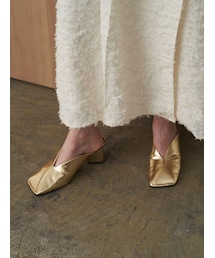 ELENDEEK | WAVE CUTTING MULE(パンプス)