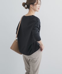 URBAN RESEARCH DOORS | コットンバックタック7分袖プルオーバー(Tシャツ/カットソー)
