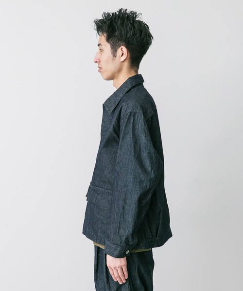 URBAN RESEARCH DOORS（アーバンリサーチドアーズ）の「STILL BY HAND　10oz denim jacket（デニムジャケット・メンズ・ECRU/NAVY・46/48）」の8枚目の写真