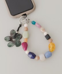 SMELLY | フラワーモチーフカラフルキーチェーン(キーホルダー)