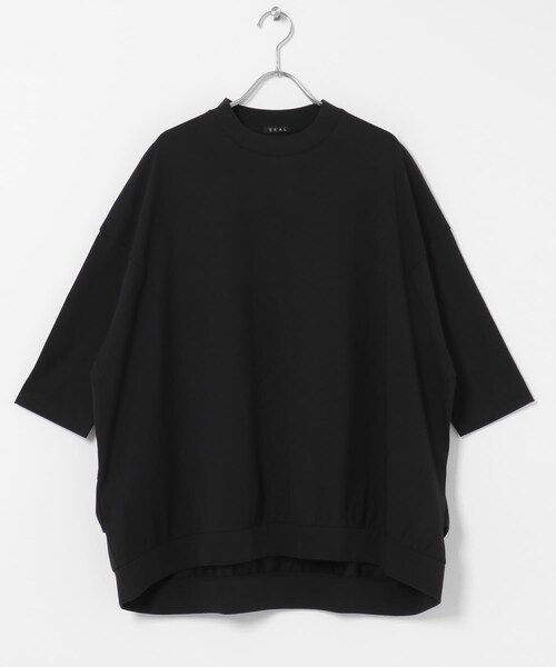 EKAL（エカル）の「『UR TECH ひやサラクール』ドロップショルダーTシャツ（Tシャツ/カットソー・レディース・ホワイト/ブラック/ネイビー・One）」の21枚目の写真